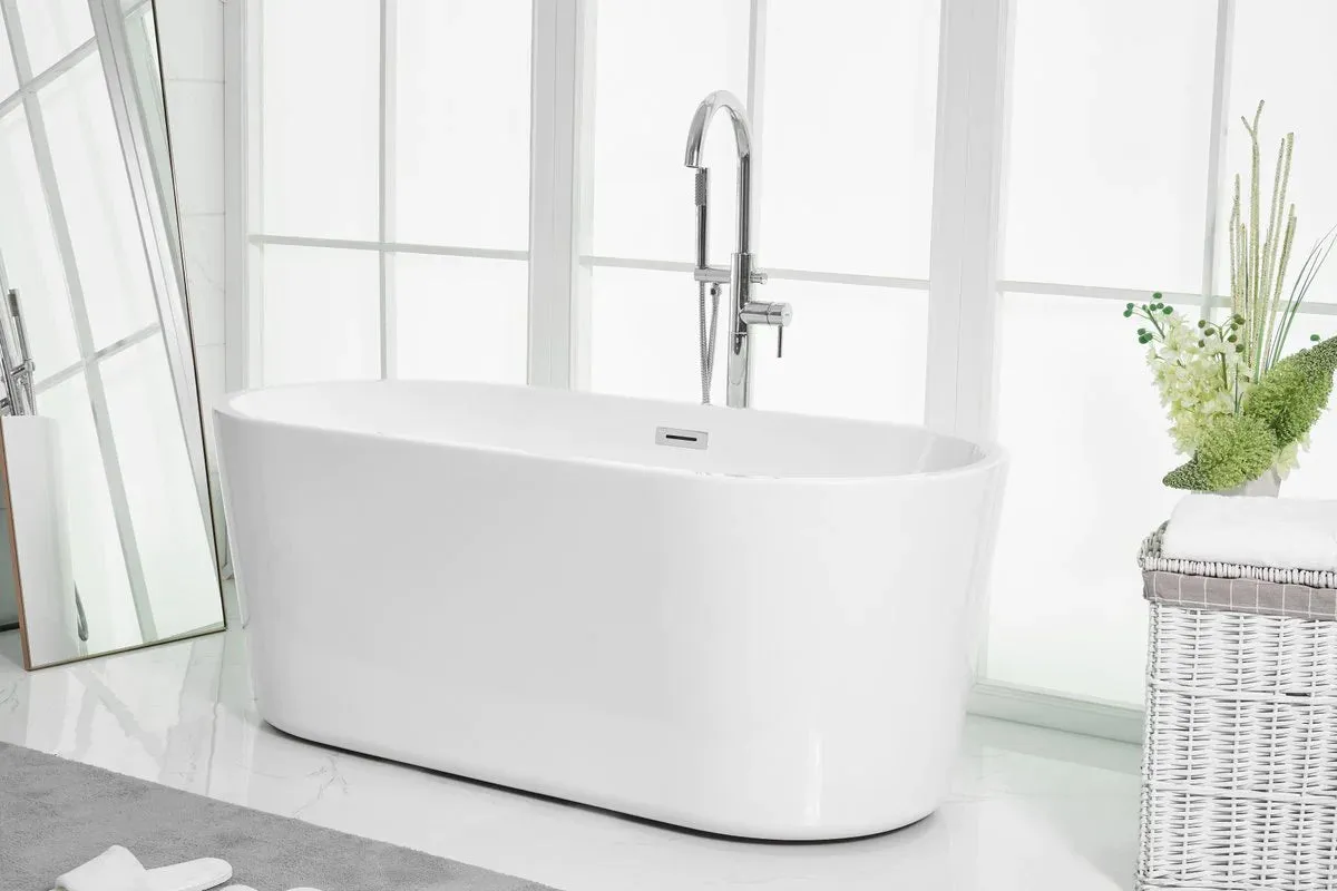 Odette 59" Soaking Roll Top Bathtub