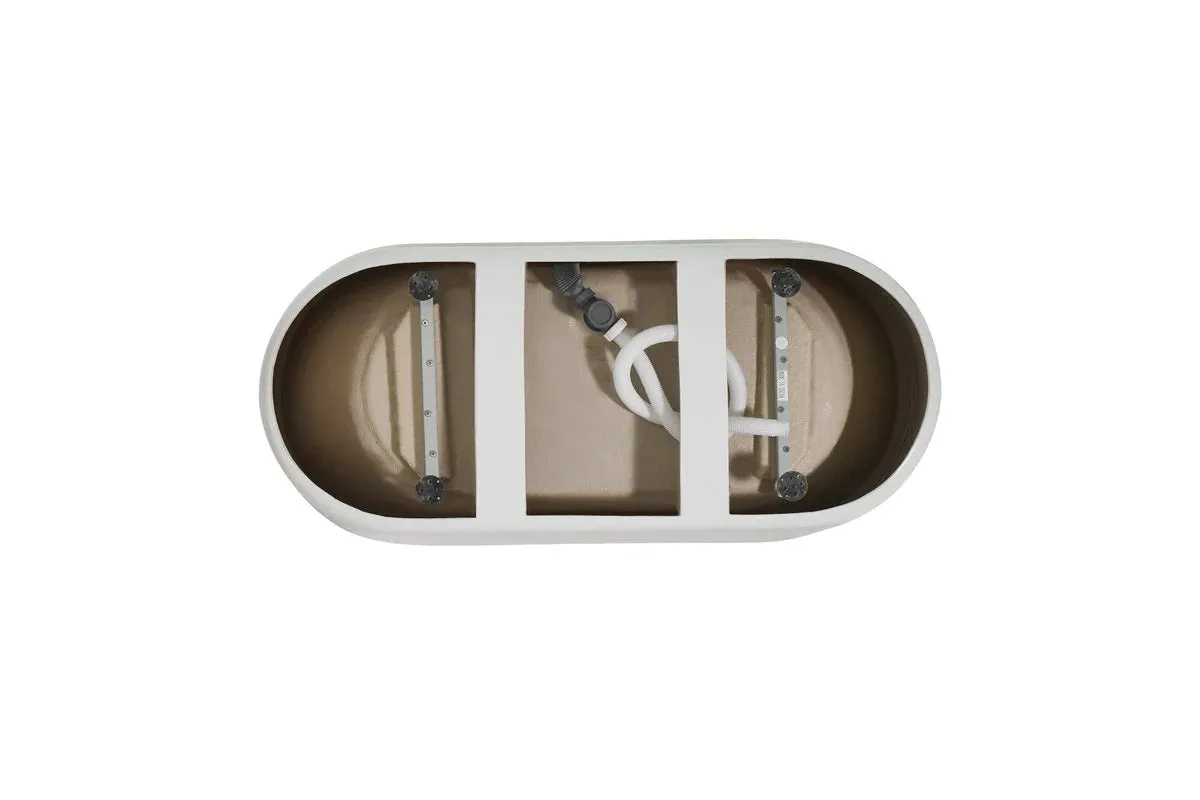 Odette 59" Soaking Roll Top Bathtub