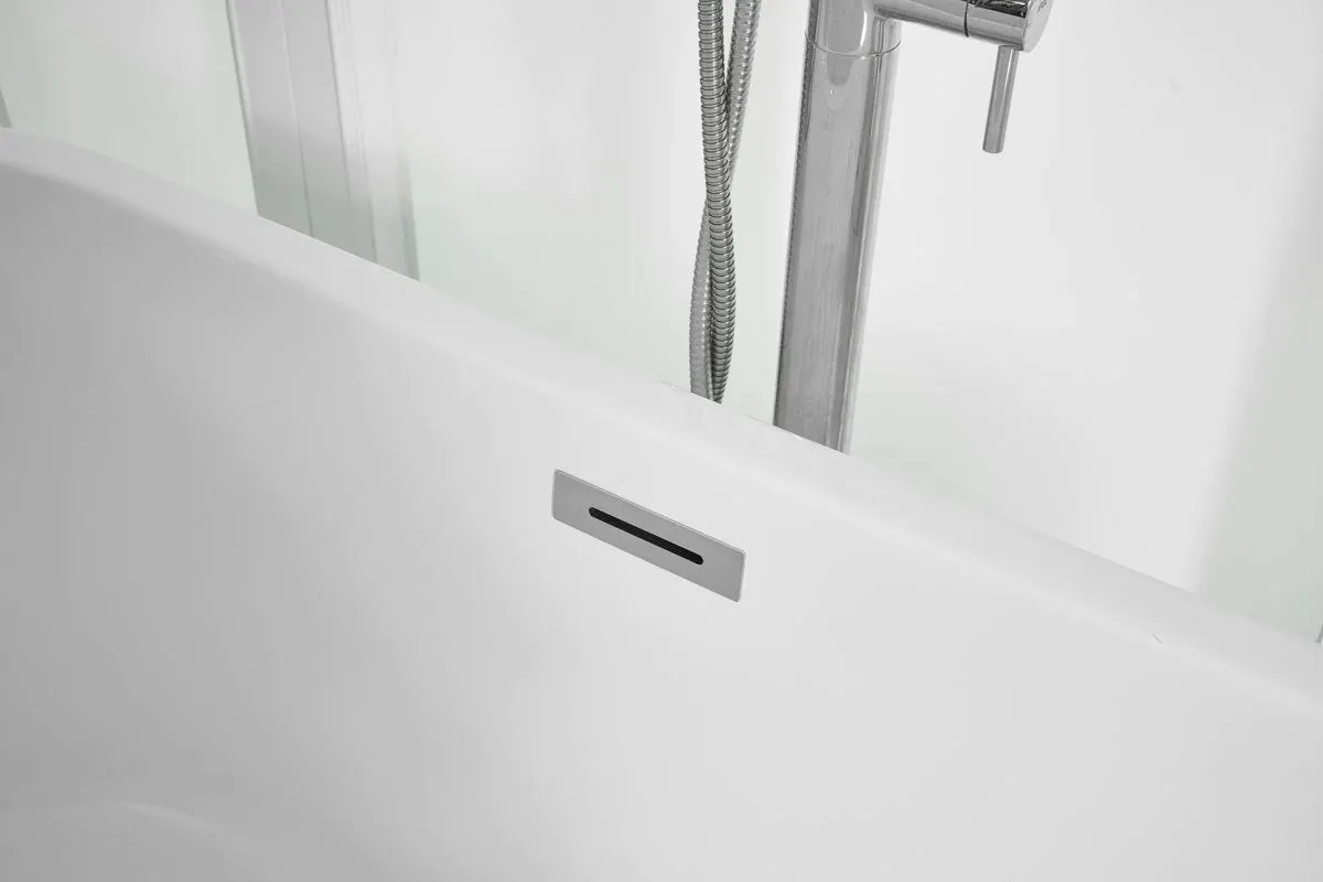 Odette 59" Soaking Roll Top Bathtub