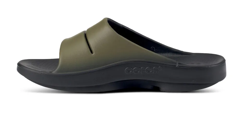 OOFOS Men's OOahh Sport Slide Sandal - Tactical Green