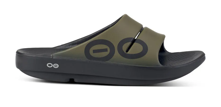 OOFOS Men's OOahh Sport Slide Sandal - Tactical Green