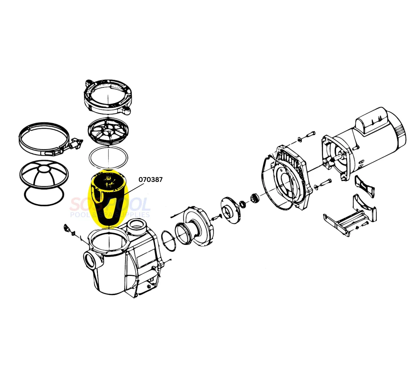 Pentair Pump Basket For Whisperflo and Intelliflo Pump | 070387
