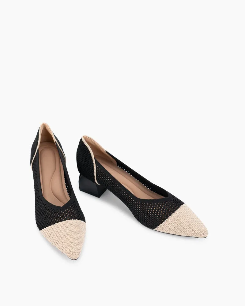 Pointed Toe Ballet Multi-color Mid-heel (Vita)