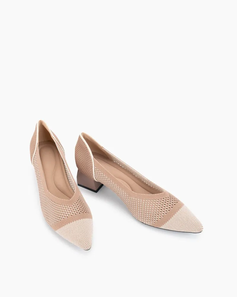 Pointed Toe Ballet Multi-color Mid-heel (Vita)