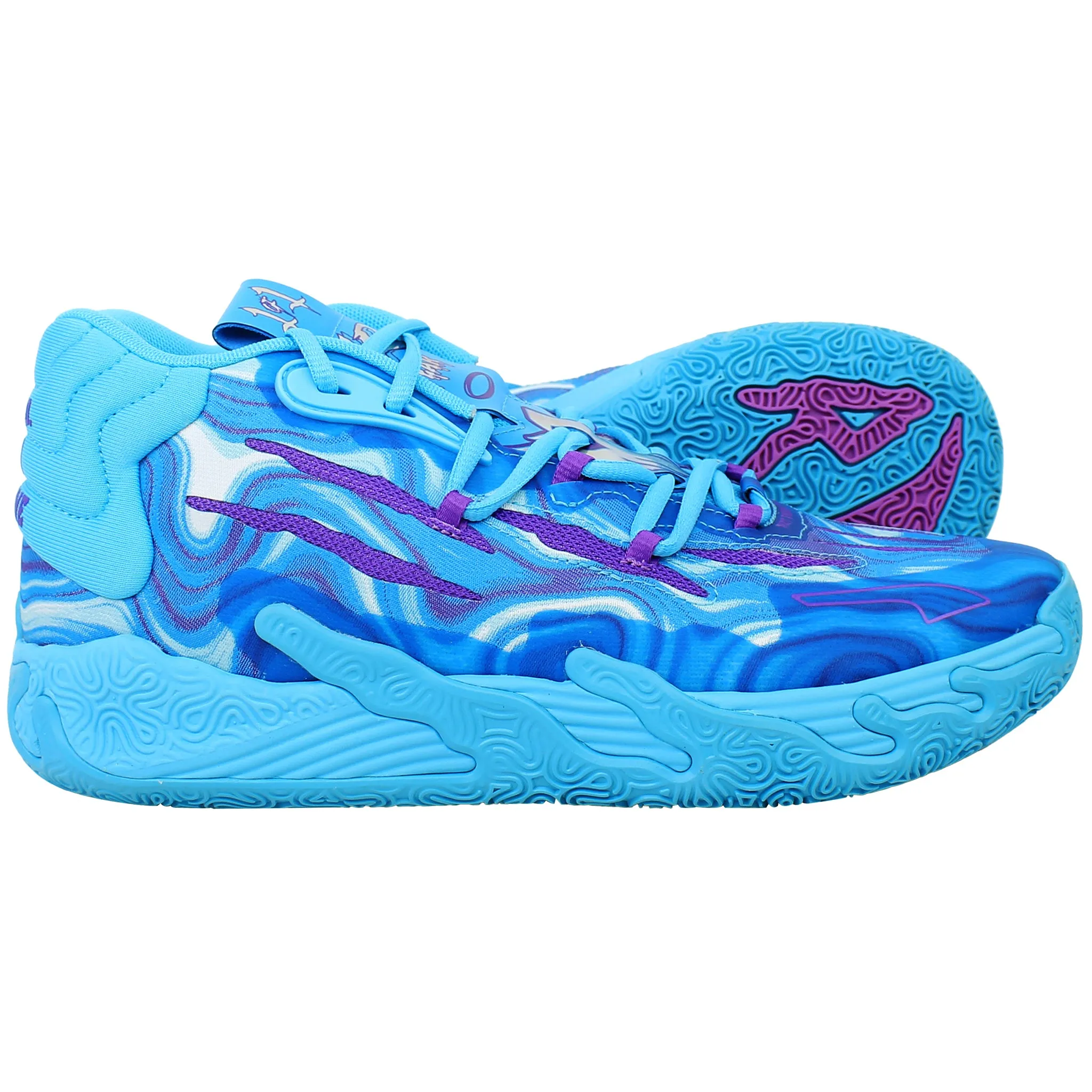 Puma MB.03 Buzz City Mens Blue Basketball Shoes
