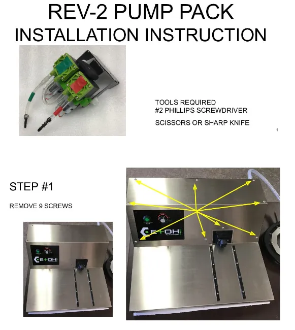 Pump Replacement for EtOH Pro2