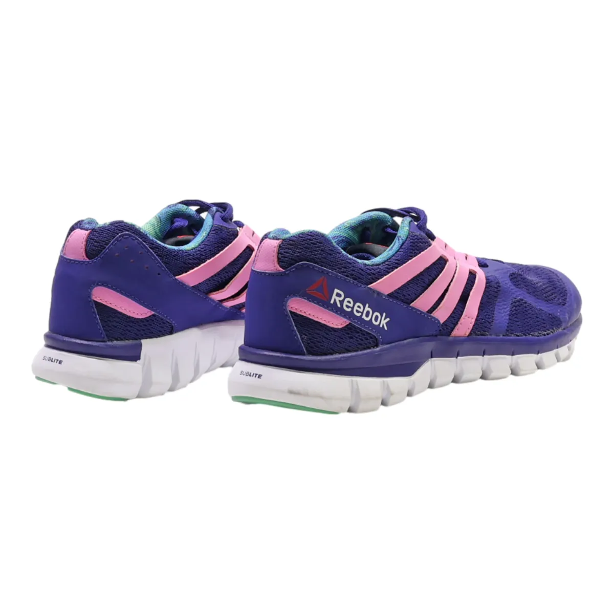 REEBOK Sneaker Trainers Blue Synthetic Womens UK 6.5