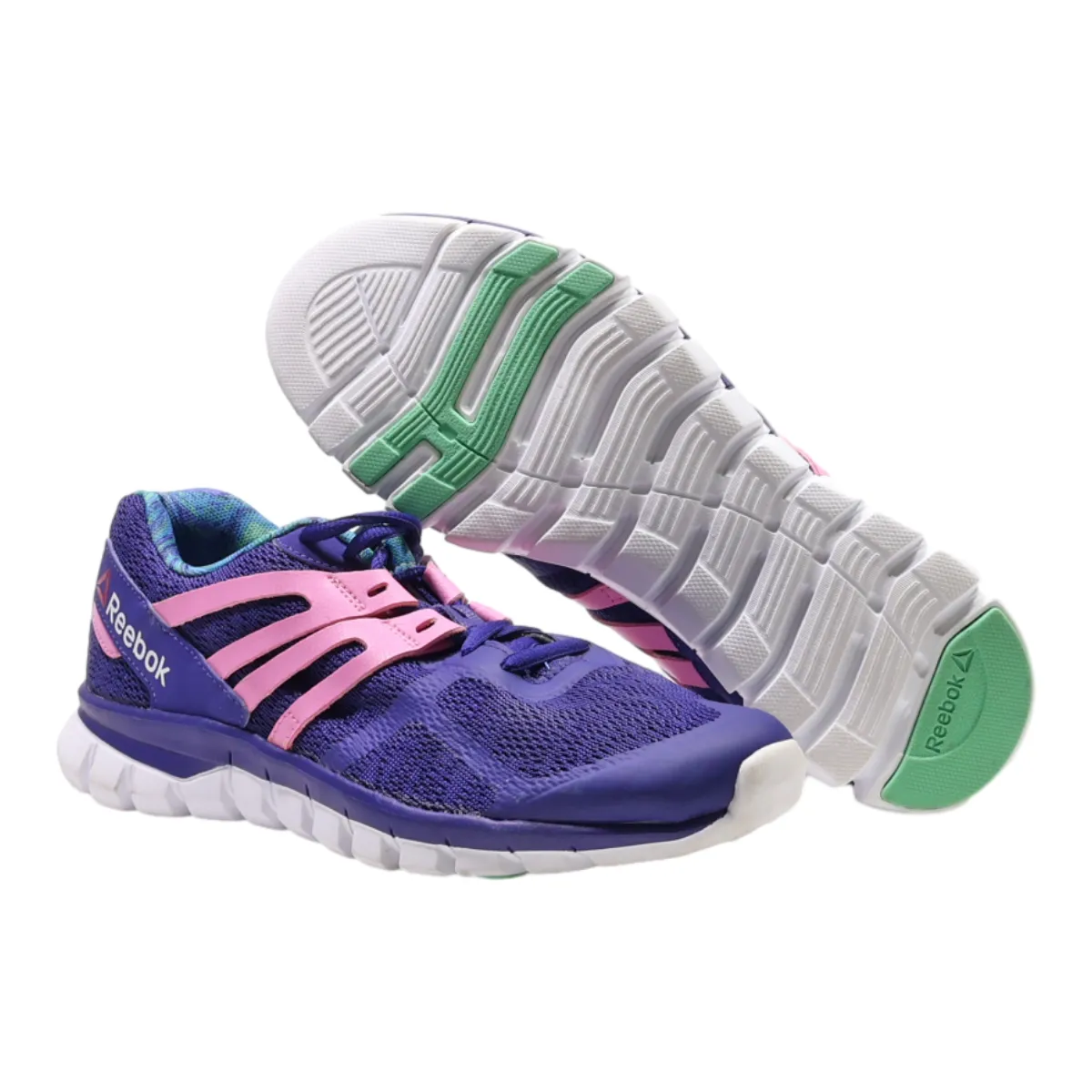 REEBOK Sneaker Trainers Blue Synthetic Womens UK 6.5