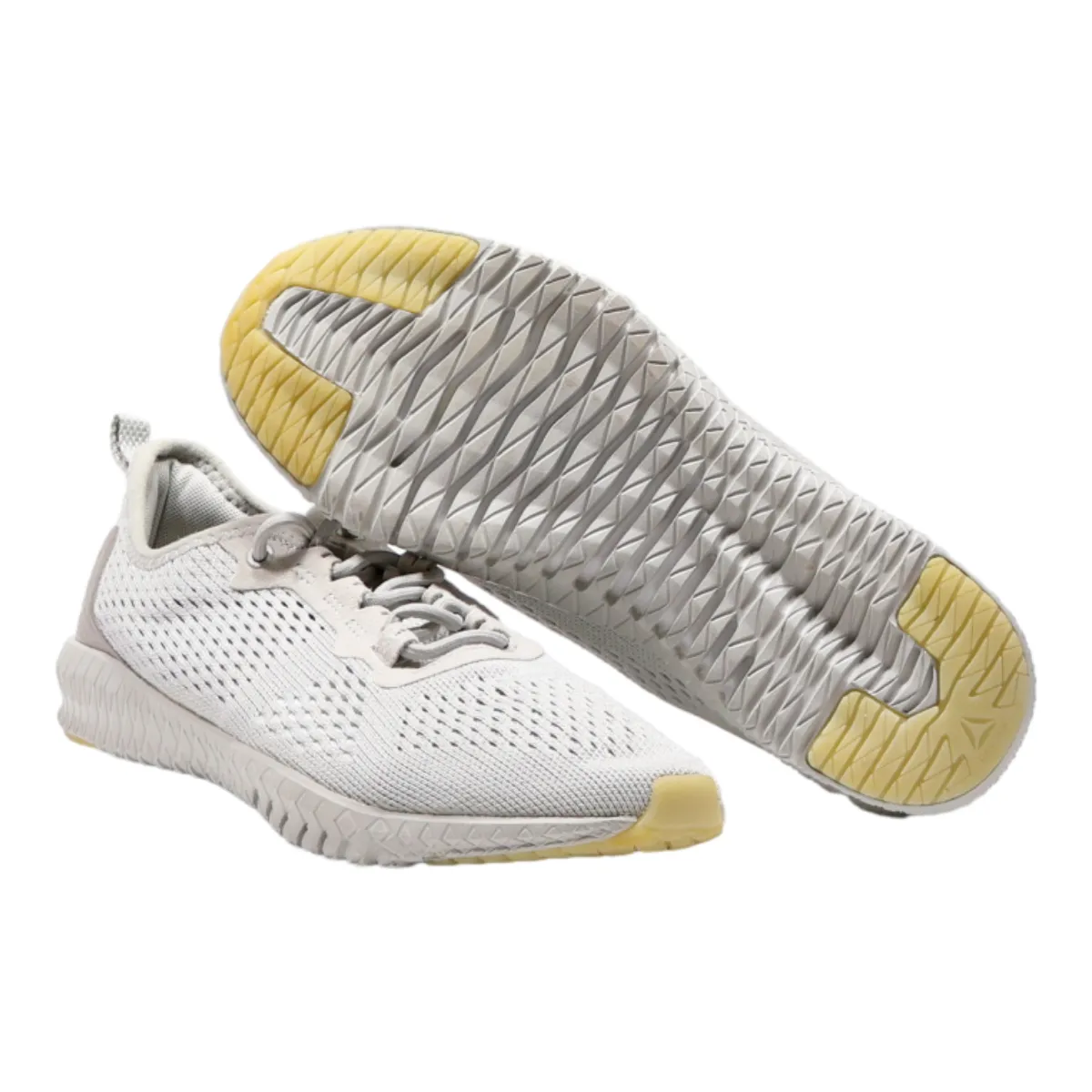 REEBOK Sneaker Trainers Silver Synthetic Womens UK 5