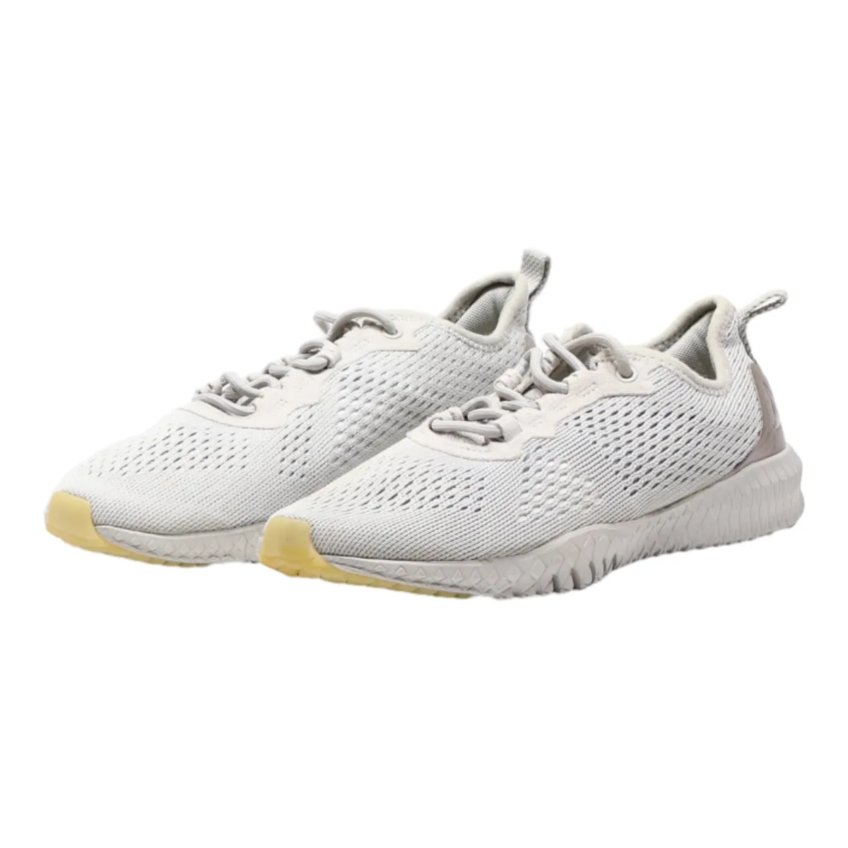 REEBOK Sneaker Trainers Silver Synthetic Womens UK 5