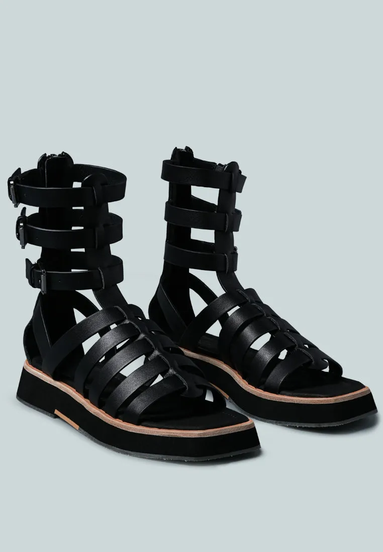 Robbie Gladiator Square Toe Sandal