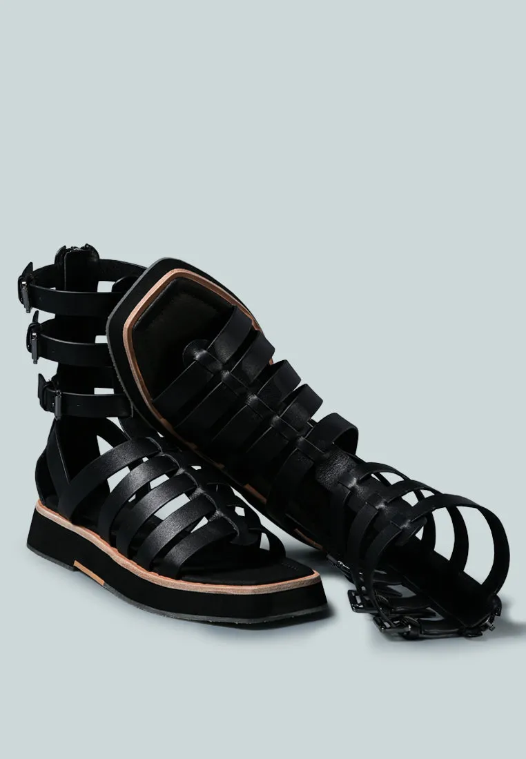 Robbie Gladiator Square Toe Sandal