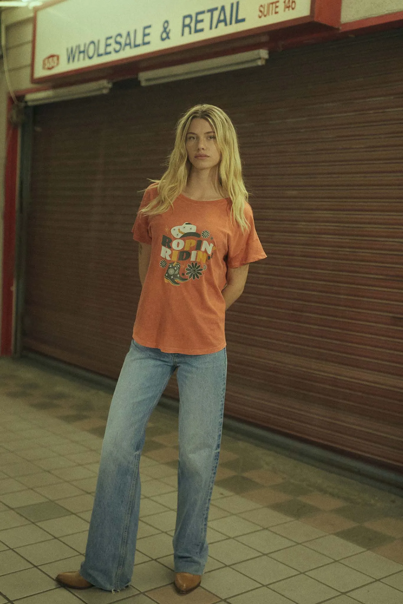 Ropin' & Ridin' Vintage-Wash Western Graphic Tee