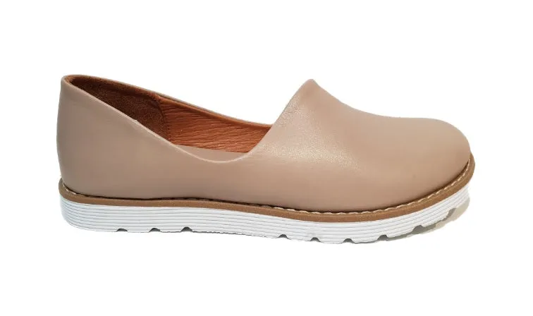Sala Europe Gigi Taupe Slip On Closed Toe Made In Turkey