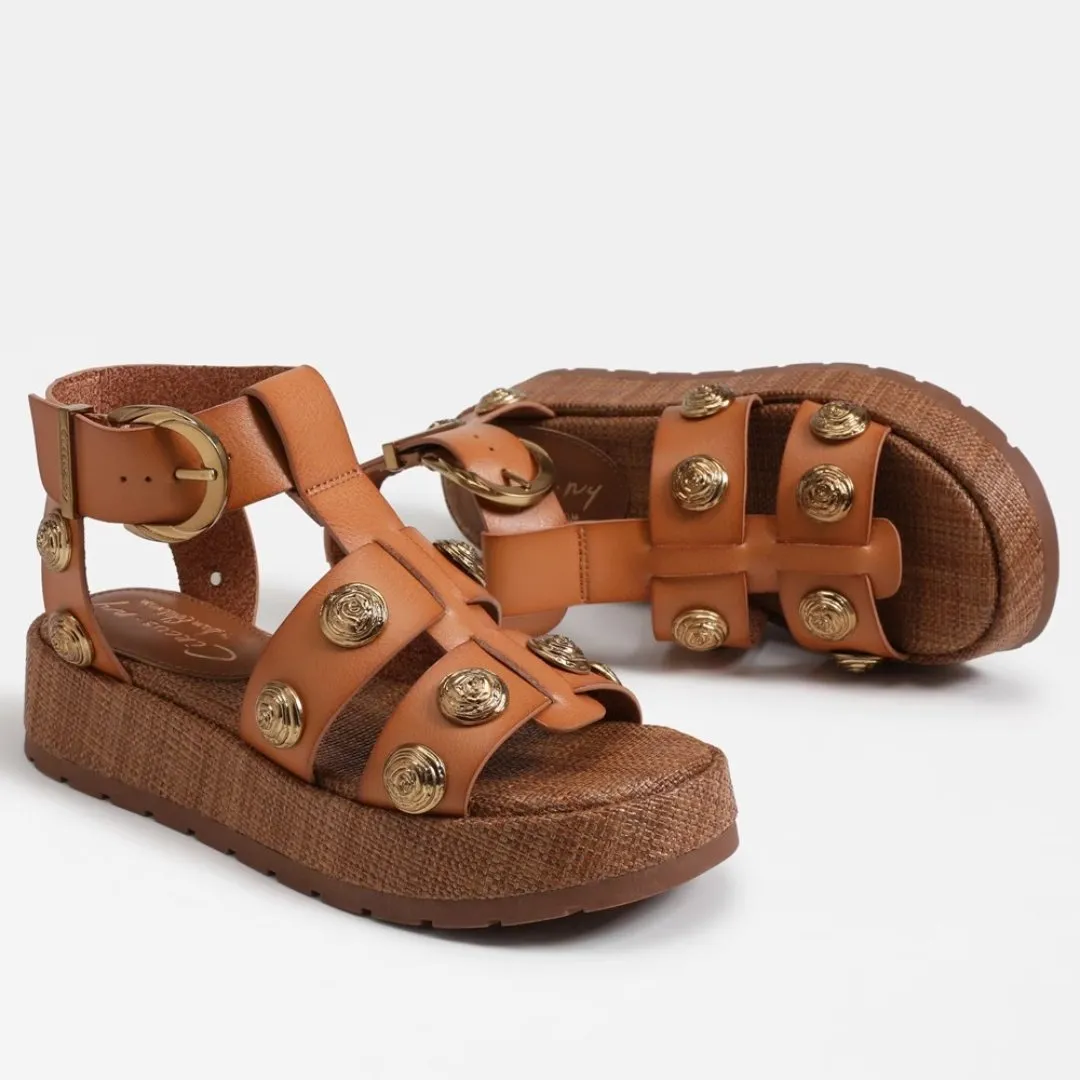 Sam Edelman: Katy Stud in Redbrown
