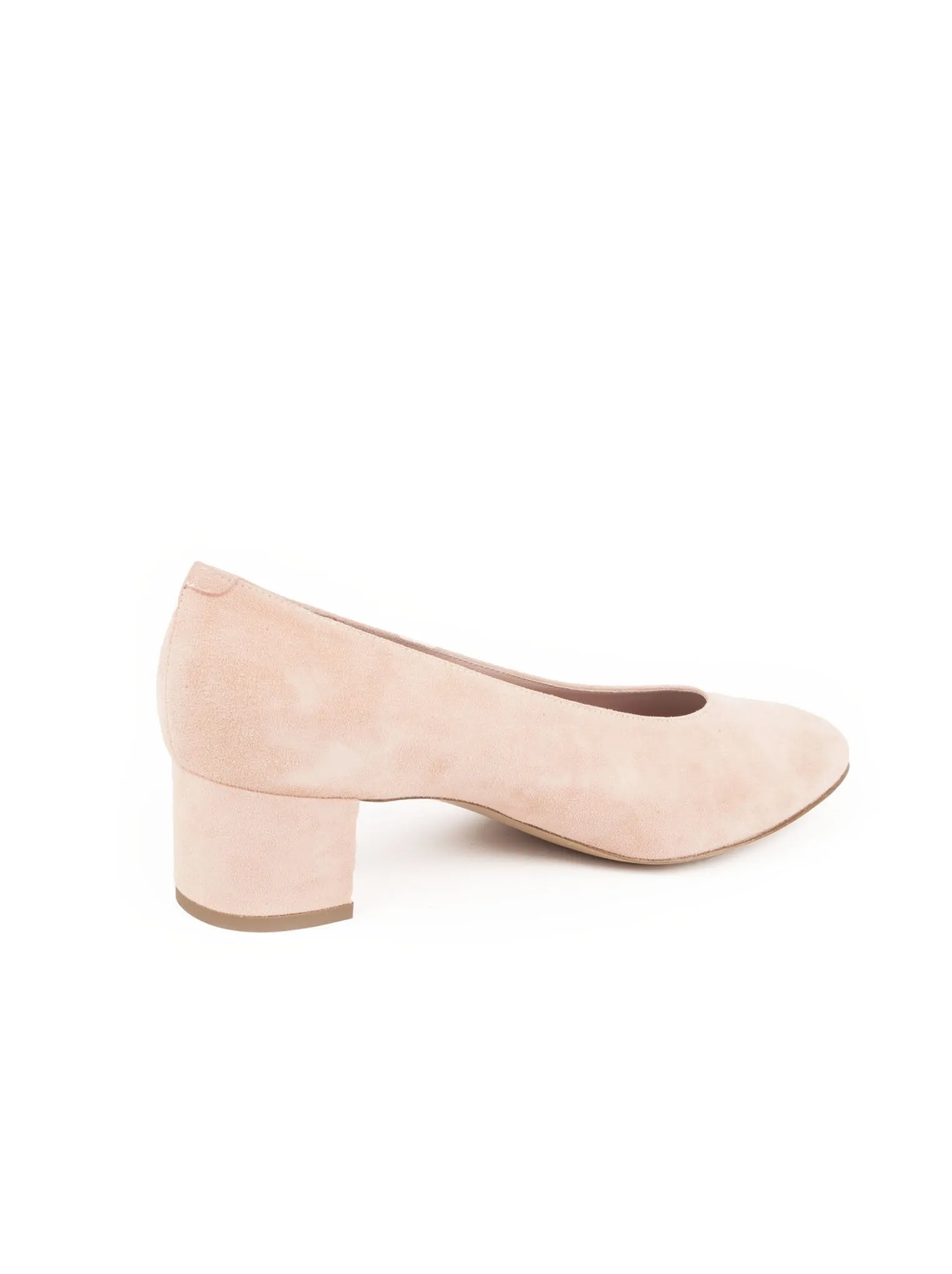 Suede 40mm Ballerina Pump - Rosa