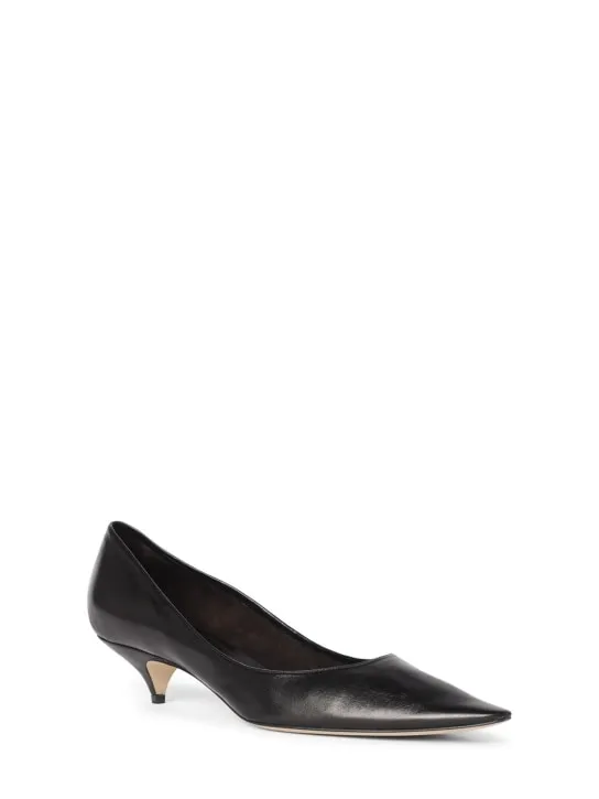 The Row   35mm Uxor leather pumps 