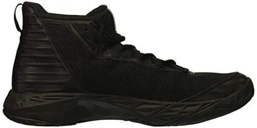 Under Armour Boys' Grade School Jet 2018 SYN Basketball Shoe, (002)/Black, 5.5