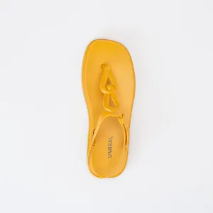 Unreal Women Rope Chunky Sq Toe Jelly Sandal _ 150549
