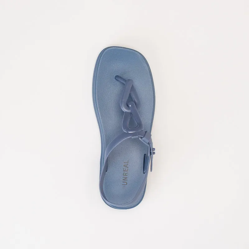 Unreal Women Rope Chunky Sq Toe Jelly Sandal _ 150549
