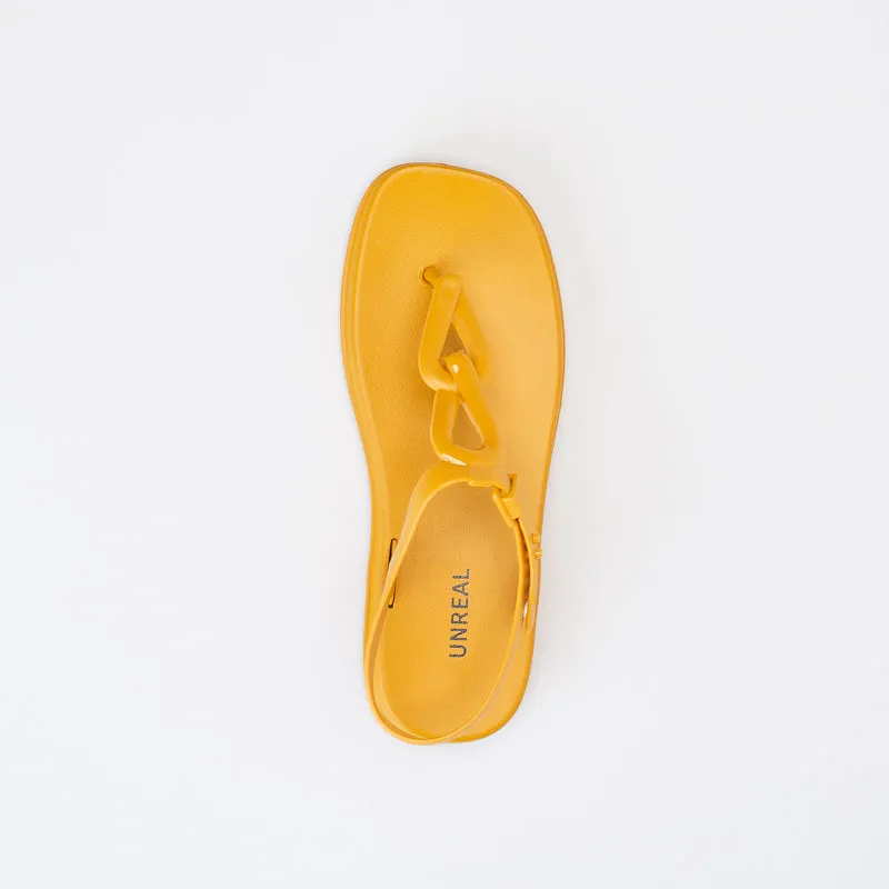 Unreal Women Rope Chunky Sq Toe Jelly Sandal _ 150549