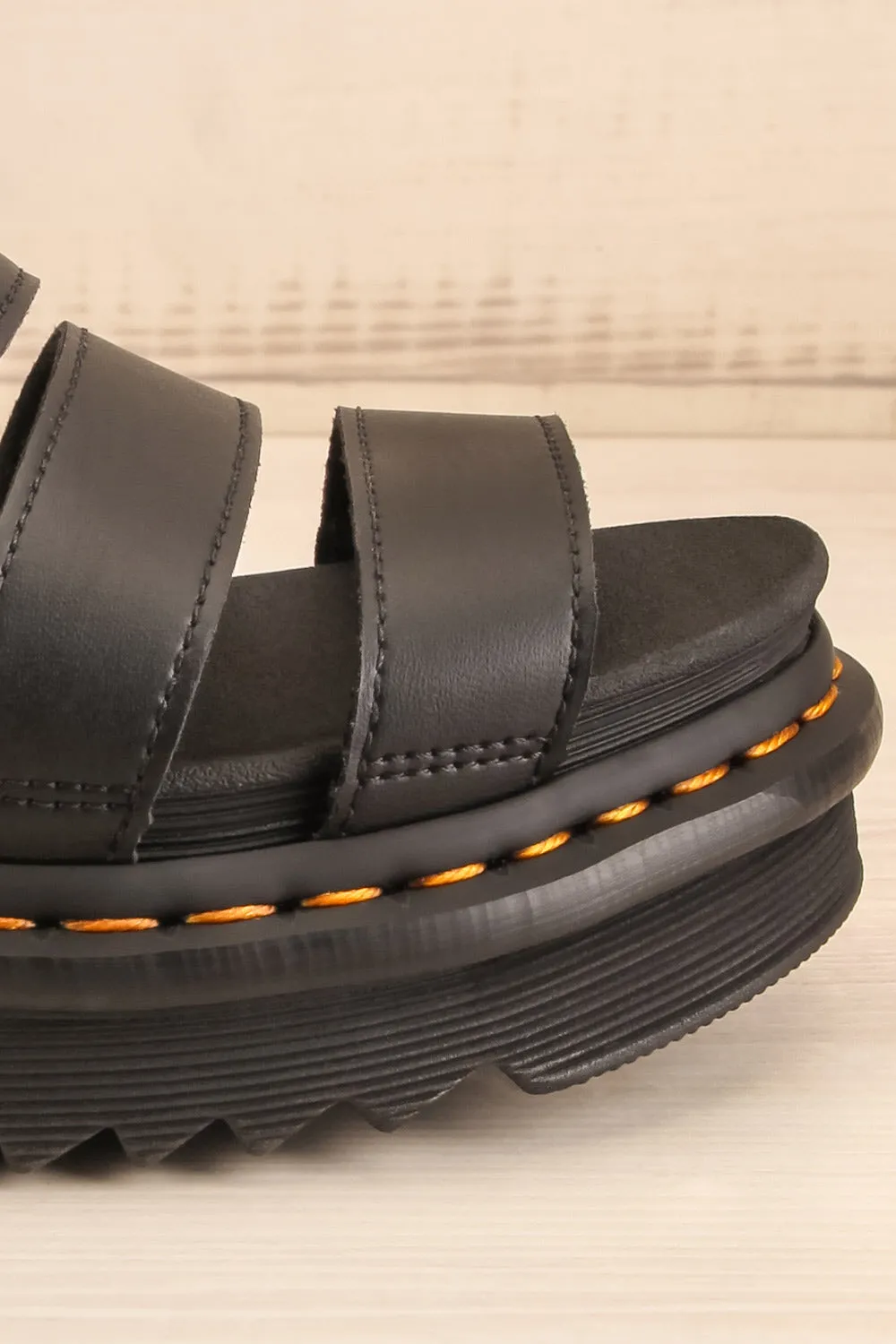 Vegan Blaire Black Gladiator | Strappy Sandals