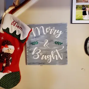 Wall Plaque | Merry & Bright