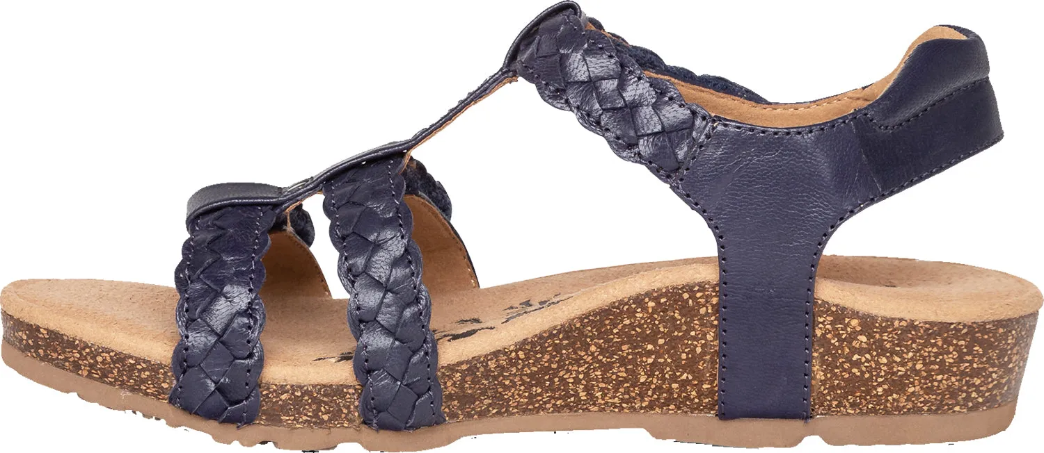 Women's Aetrex Reese Navy Leather