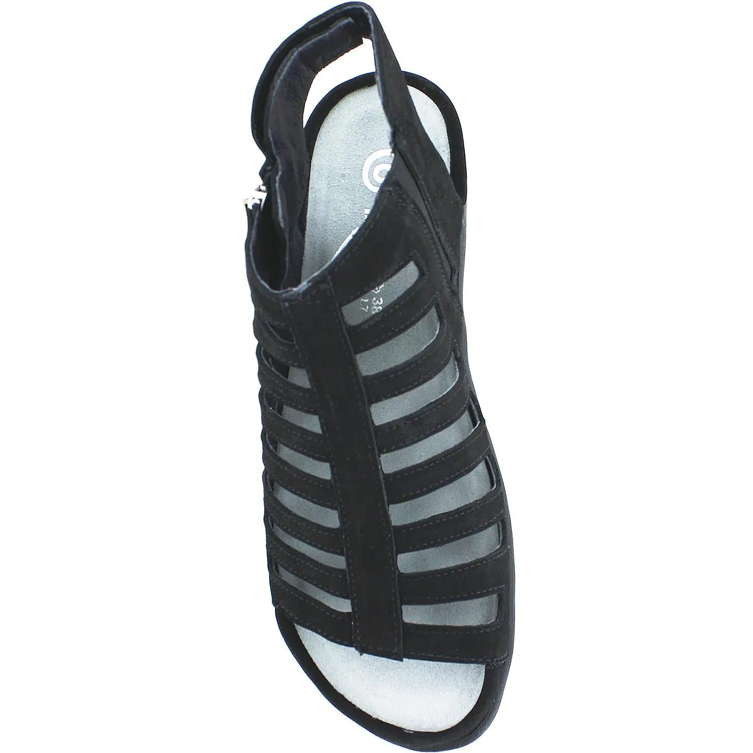 Women's Naot Pitau Black Velvet Nubuck