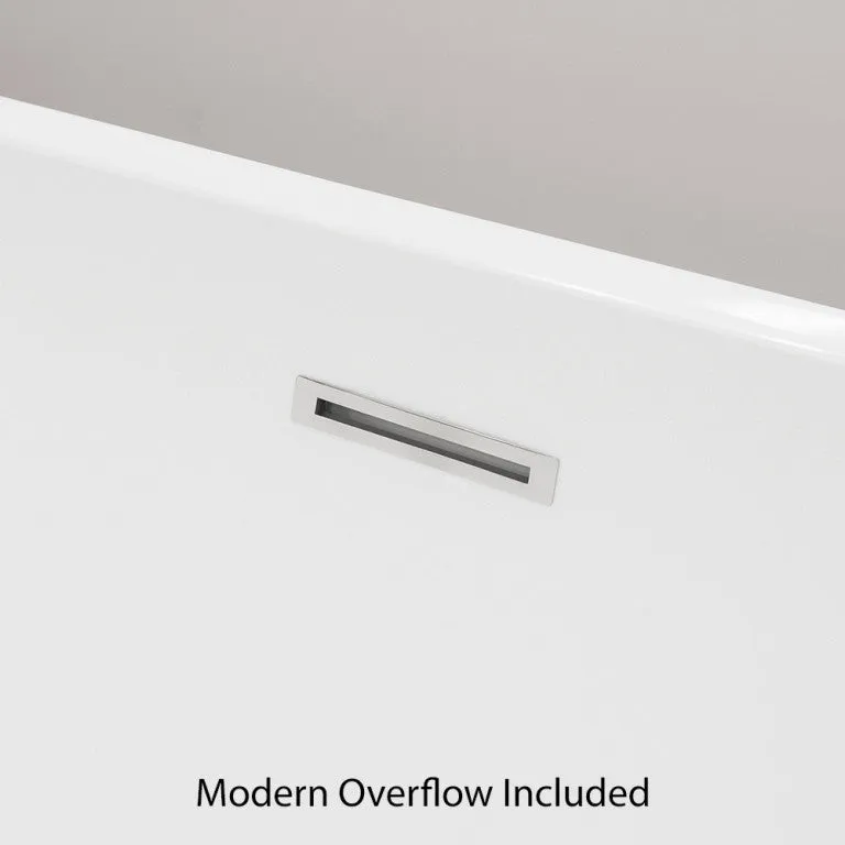 WYNDHAM COLLECTION Galina 67" Soaking Bathtub