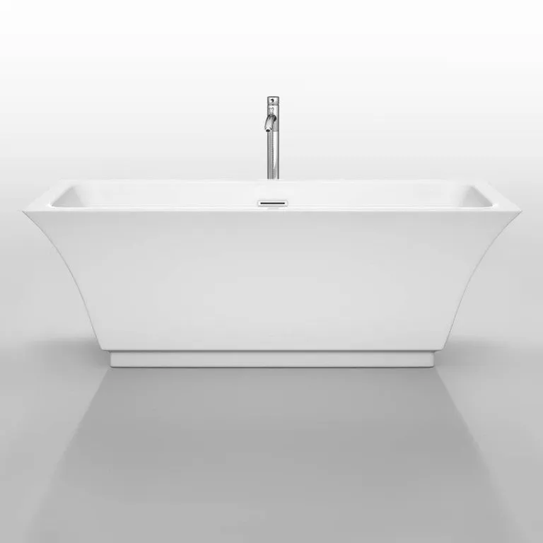 WYNDHAM COLLECTION Galina 67" Soaking Bathtub