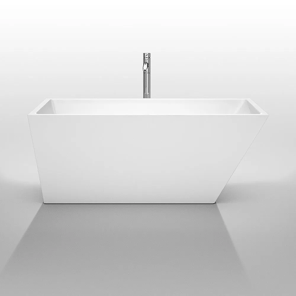 WYNDHAM COLLECTION Hannah 67-Inch Soaking Bathtub
