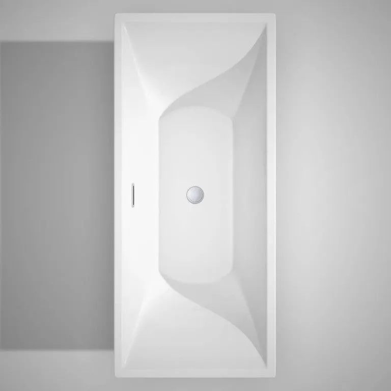 WYNDHAM COLLECTION Maryam 71" Soaking Bathtub
