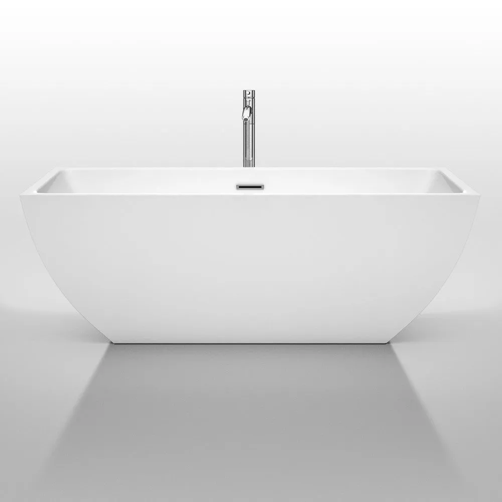 WYNDHAM COLLECTION Rachel 67-Inch Soaking Bathtub