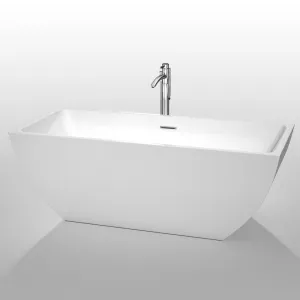 WYNDHAM COLLECTION Rachel 67-Inch Soaking Bathtub