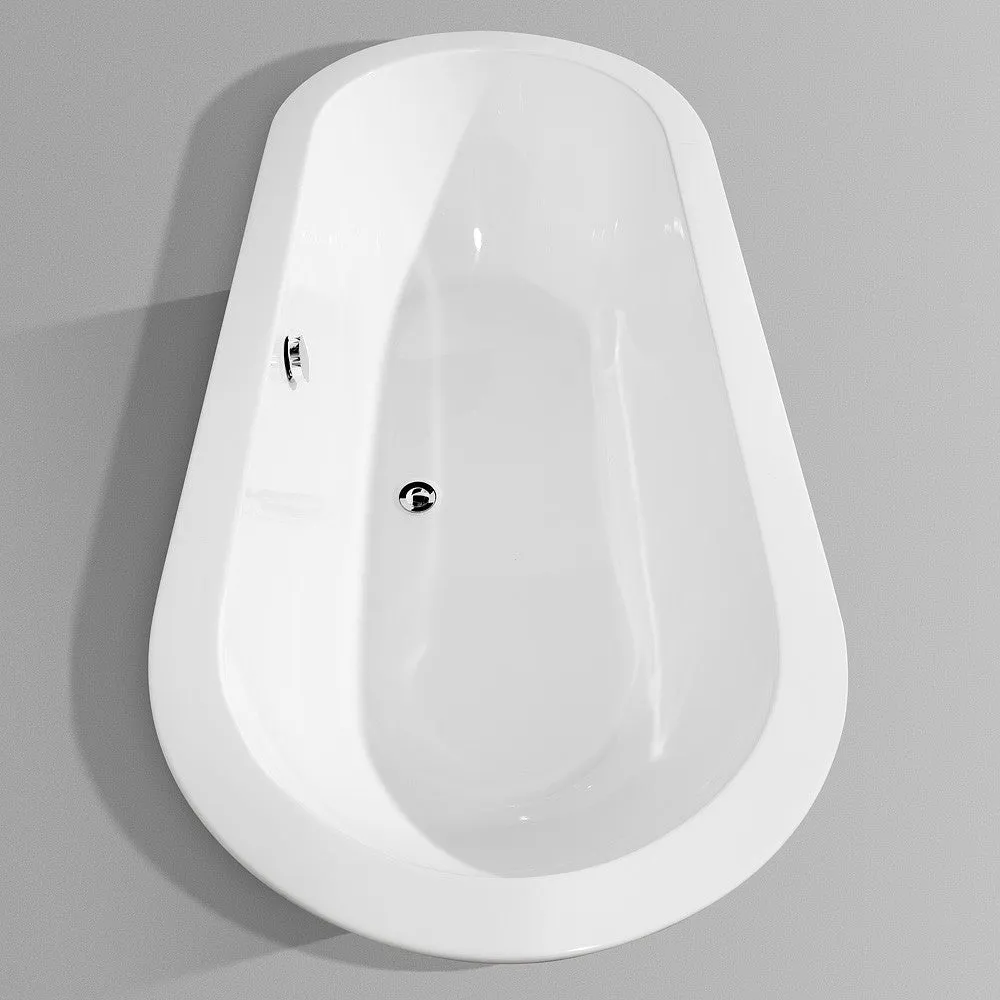 WYNDHAM COLLECTION Soho 68-Inch Soaking Bathtub
