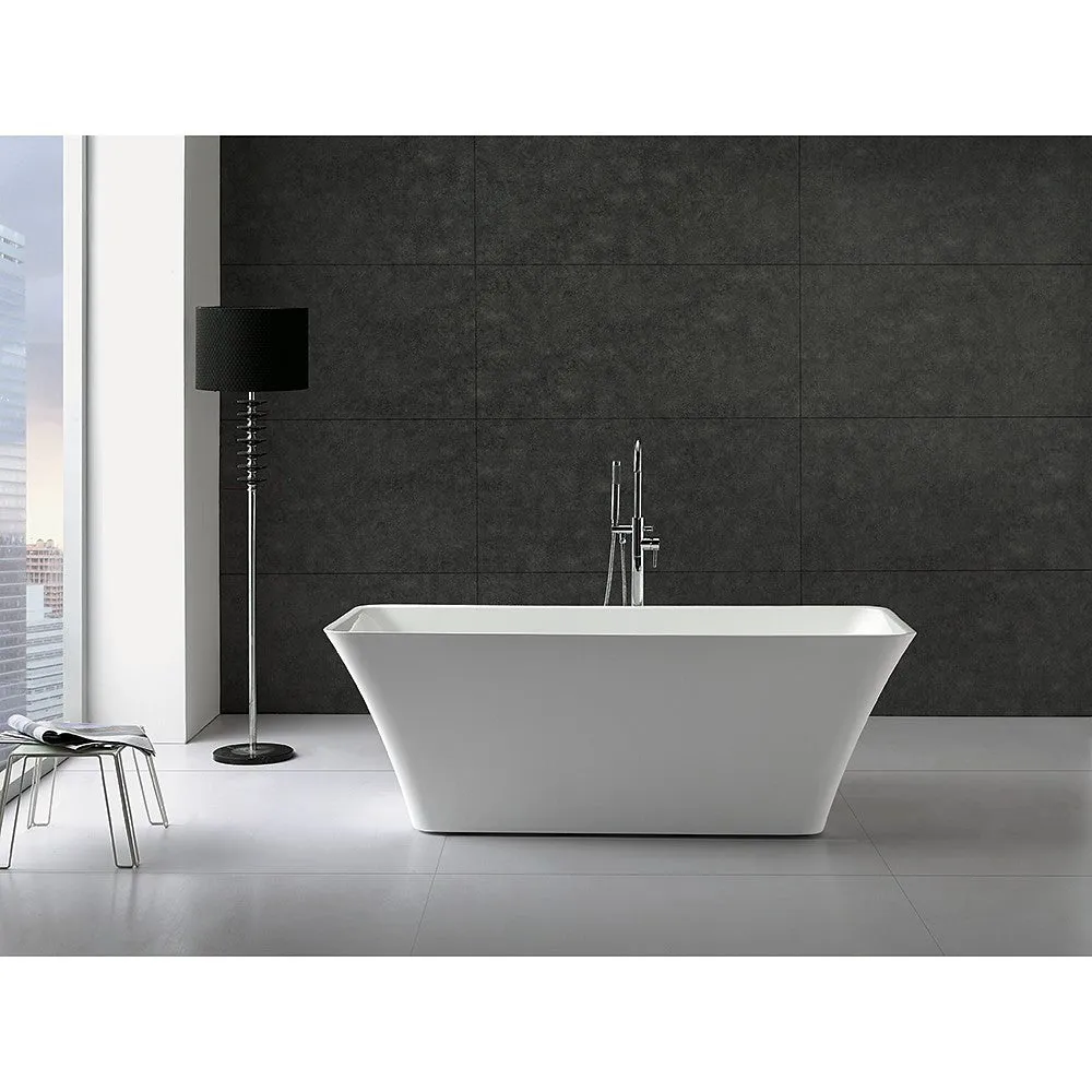 WYNDHAM COLLECTION Tiffany 67-Inch Large Soaking Bathtub
