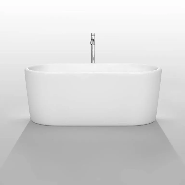 WYNDHAM COLLECTION Ursula 59" Soaking Bathtub